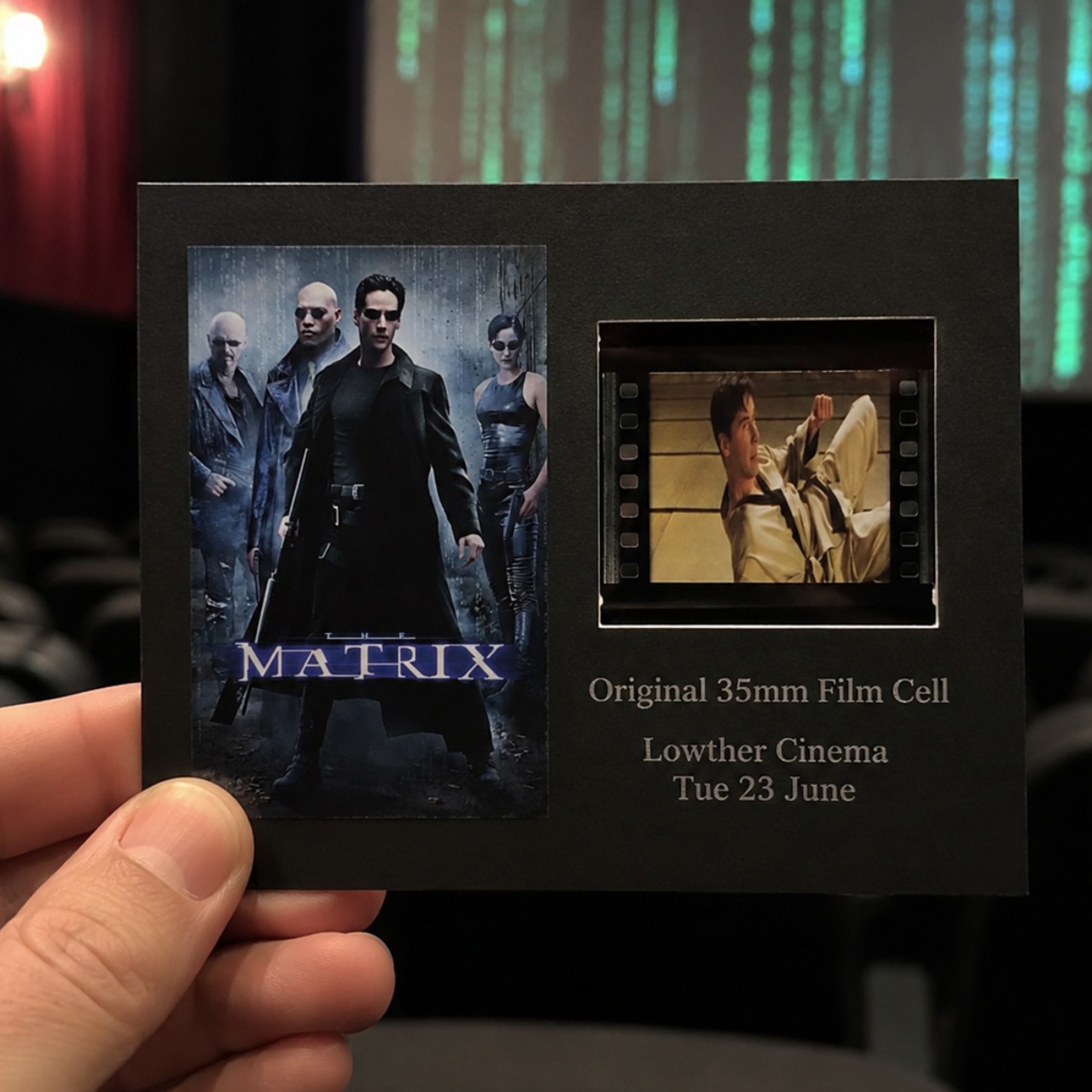 Unique original 35mm film cell collectable card