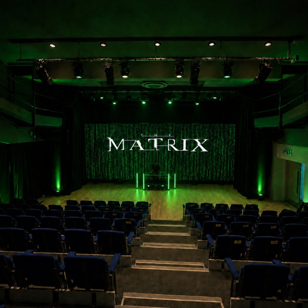 Matrix-inspired DJ soundtrack before the film